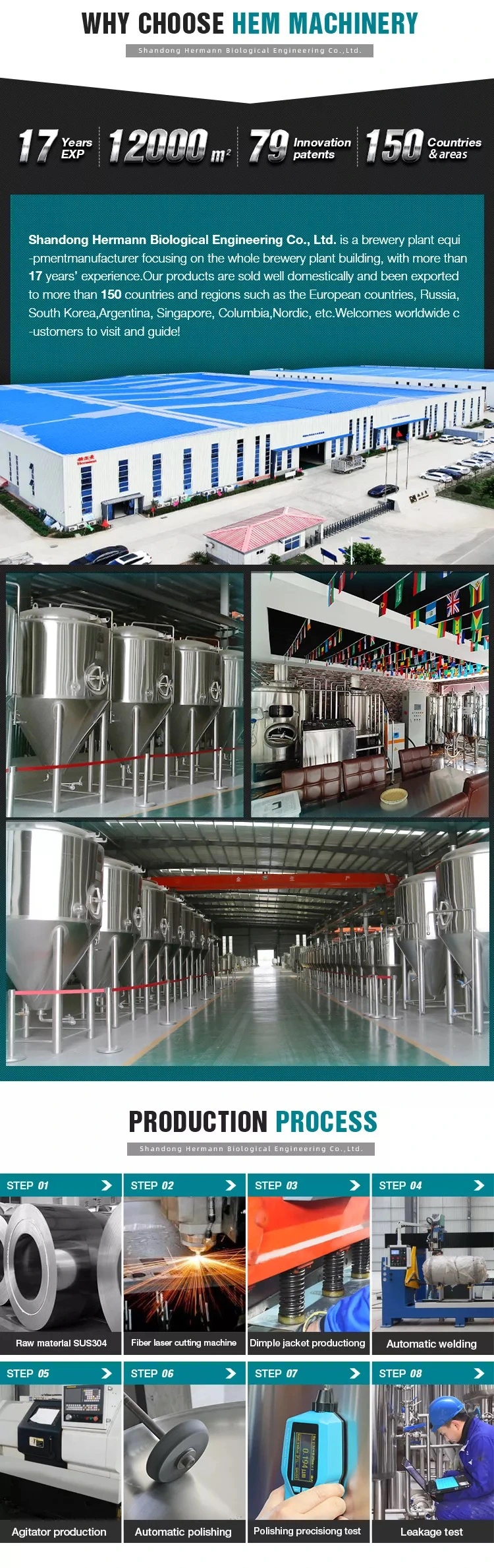 Copper Fermentation Tank 5bbl 10bbl 15bbl 20bbl Brewery System Cost Fermenting Equipment Beer Brewing