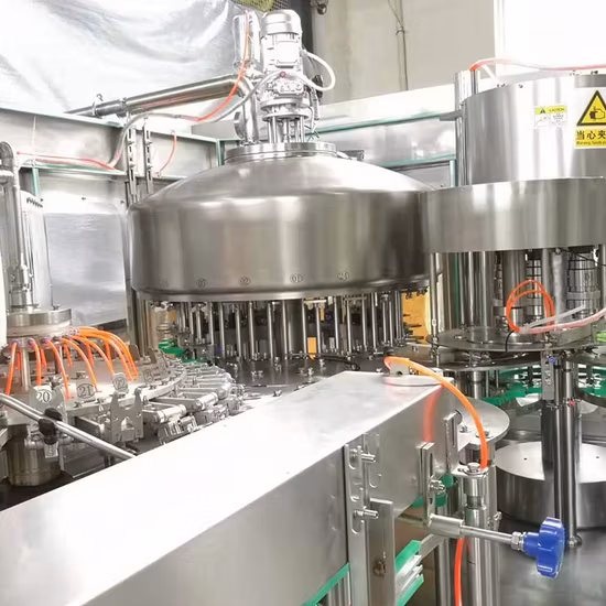 Máquina automática de enchimento de suco de cerveja com álcool e vinho para garrafa de vidro