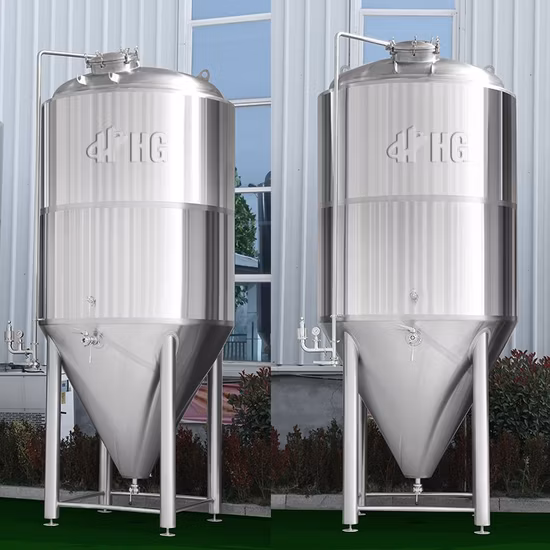 Tanque de fermentação de jaqueta dupla de alta qualidade 3000L-5000L equipamento de fermentação de cerveja grande