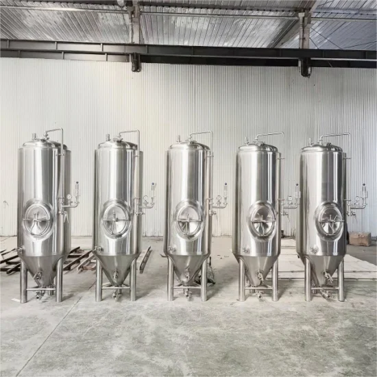 Equipamento para cerveja artesanal em tanque de fermentação CCT 500L fabricado na China